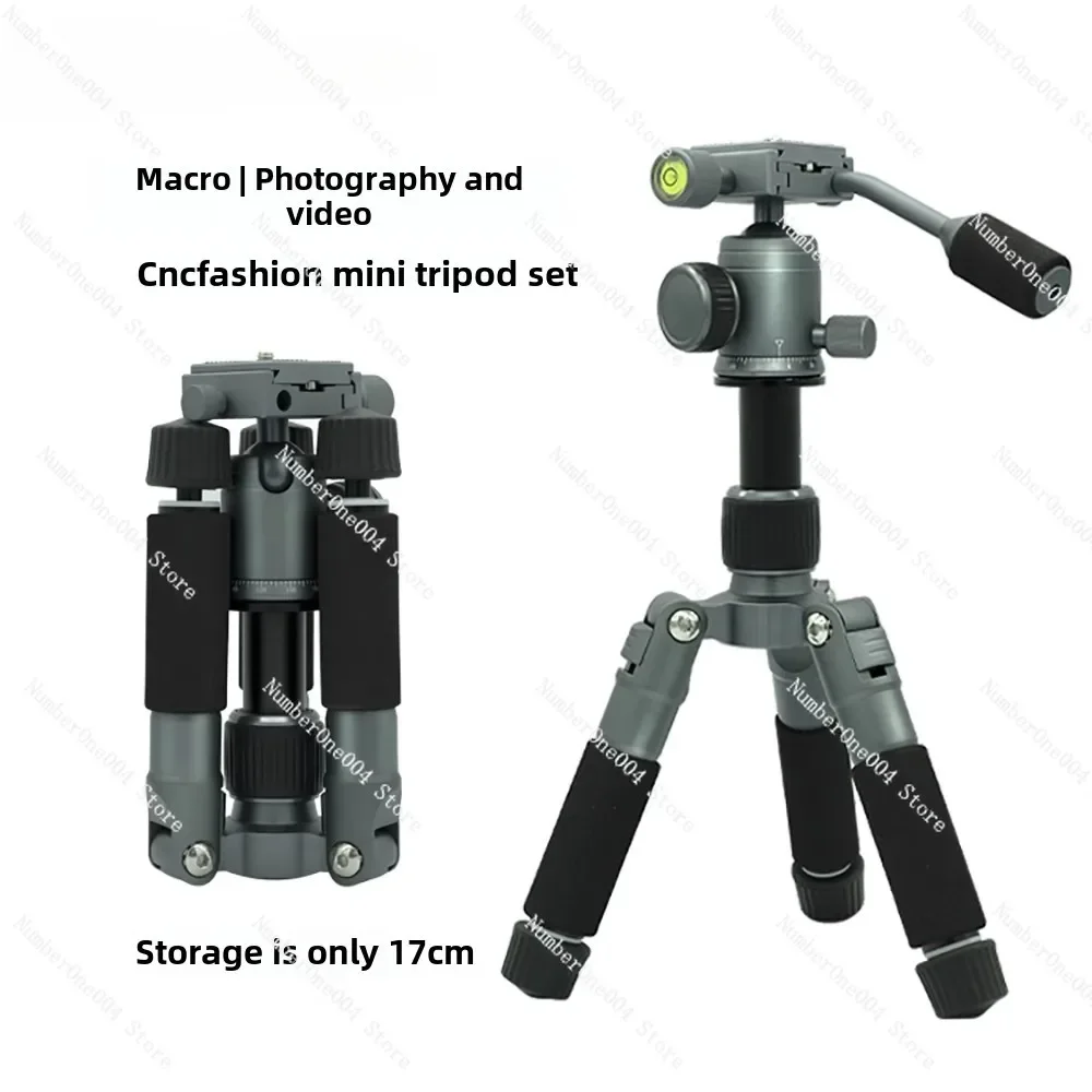 Suitable for All Metal Micro SLR Camera Mobile Phone Outdoor Tripod Photography Bracket Portable Gimbal Tripod