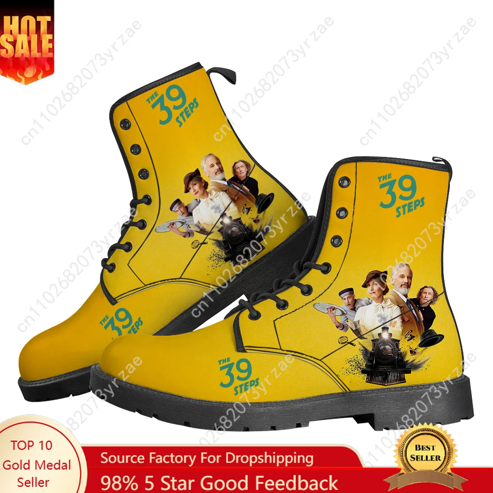 The 39 Steps Boot Uomo Donna Adolescente Stivale casual Outdoor Alta qualità Casual Leggero Modello di moda Scarpe su misura