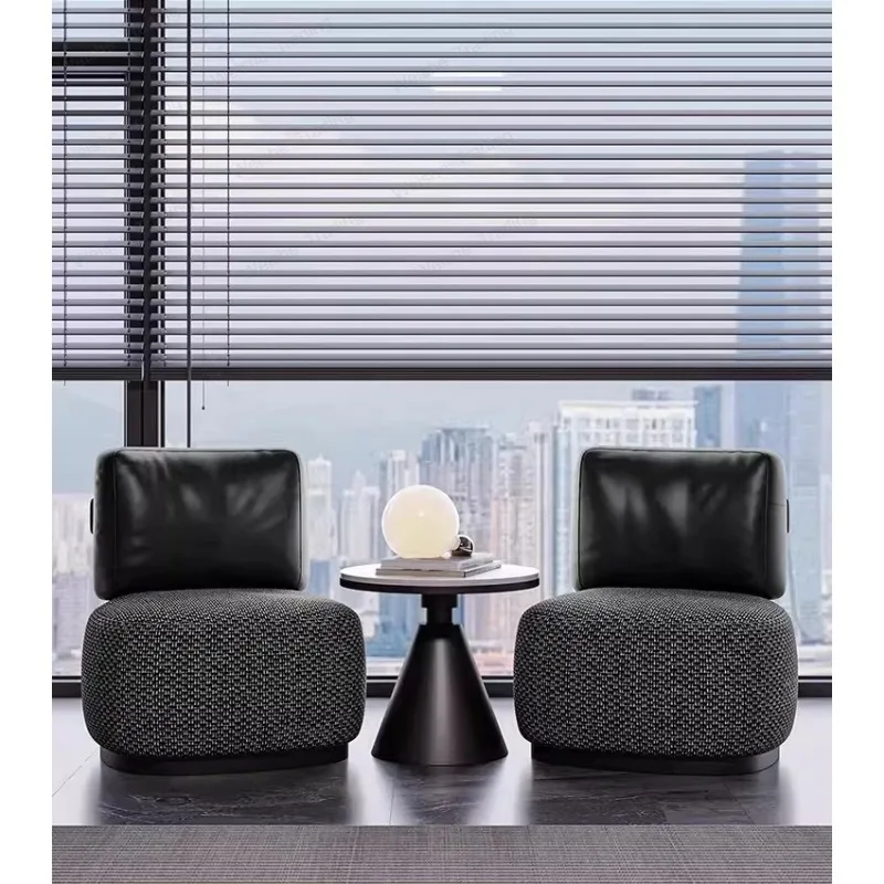 

Italian minimalist single sofa chair balcony hotel Nordic designer homestay negotiates leisure single chair