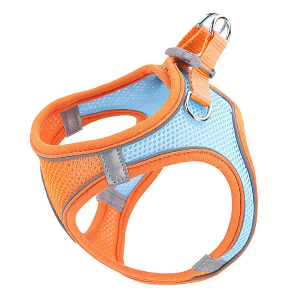 

Pet Leash Small Walking Harness Reflective Vests Breathable Cat Dress up Cloth Puppy