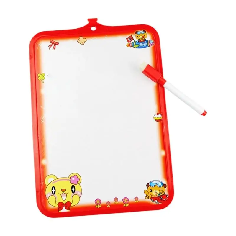31BA Double-Sided Kids' Drawing Board Erasable Writing Board for and Homeschooling