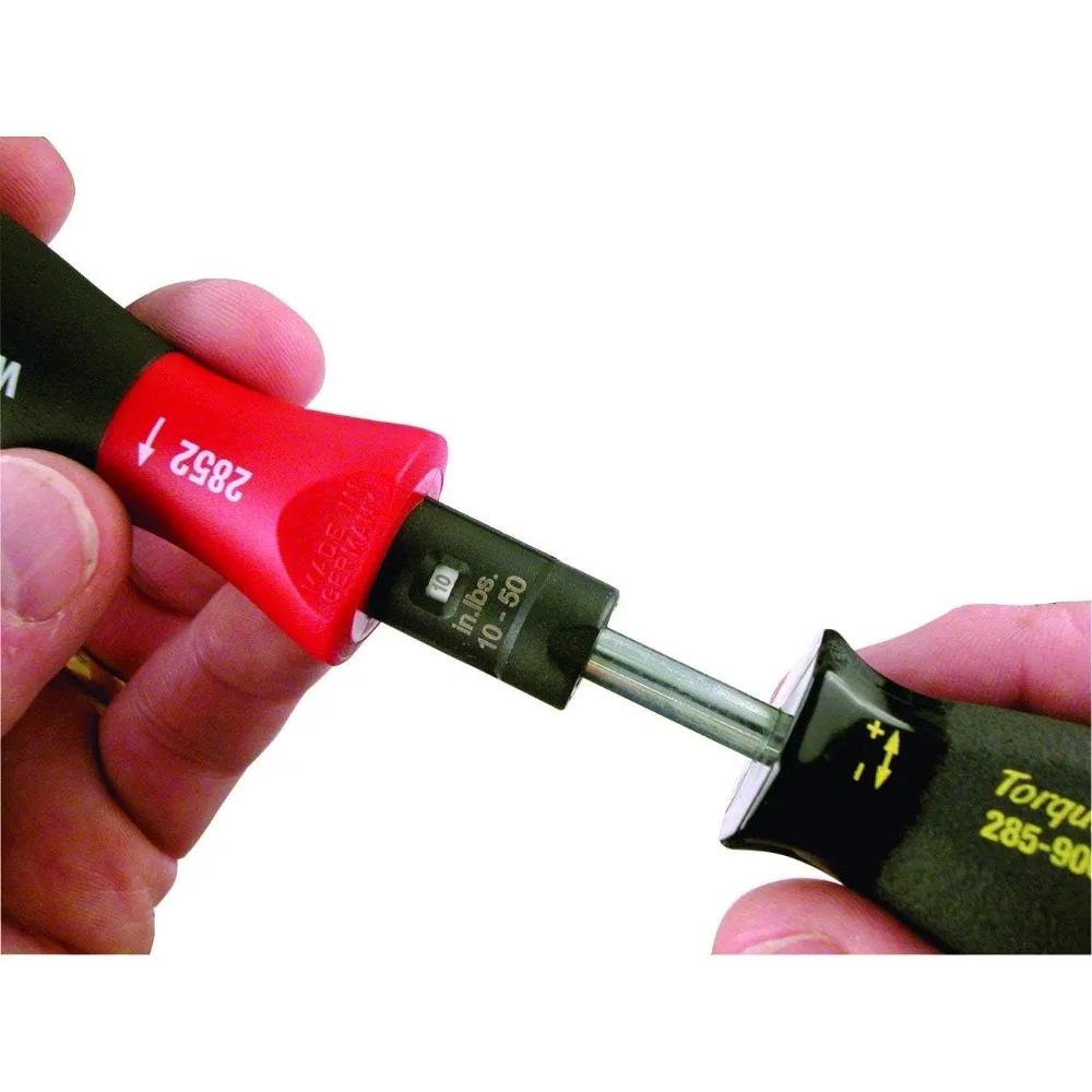 Wiha 28506 TorqueVario-S Adjustable Torque Screwdriver, 10 to 50 Inch Pounds