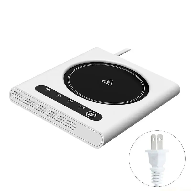 D0AB Intelligent Coffee Toastier Pad 110V 8H Clock & 55℃ Regulator Direct current Metal Glass Canisters