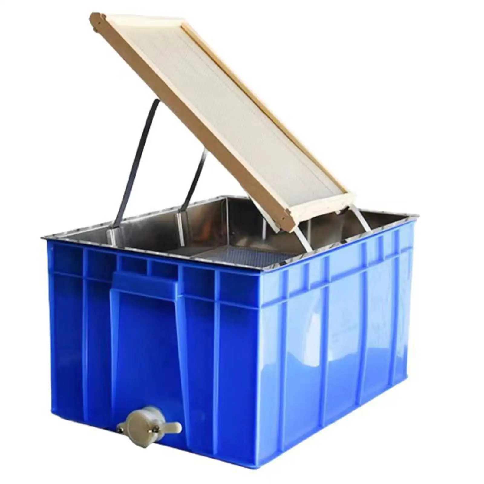 Honeycomb Uncapping Tray Easy to Use Fine Filtration Multifunctional Practical Honey Extractor Beekeeping Tool Stainless Steel