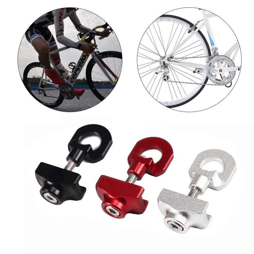 Bicycle Bikes Chain Tugs Adjuster Tensioner Aluminum Alloy BMX Fixie Fastener