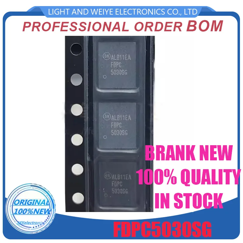 New spot stock, FDPC5030SG, FDPC 5030SG, FDPC5030 QFN, 100% new, 5pcs