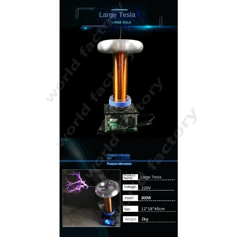 Tesla coil induction arc music Tesla coil DIY kit large product pulse high voltage high power