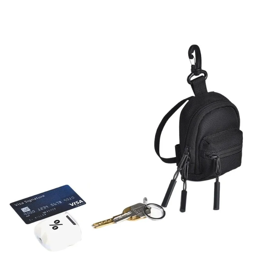 فاسق محفظة نسائية للعملات المعدنية قلادة صغيرة حقيبة حامل بطاقة في الهواء الطلق محفظة صغيرة حقيبة صدر للرجال مفتاح التعبئة حقيبة سماعة حقيبة التخزين النساء #4