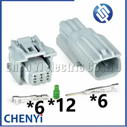 6 Pin Auto connector Reversing Radar Probe Electric Eye sensor plug 90980-12790 90980-12A80 89341-3322D 89341-0R080
