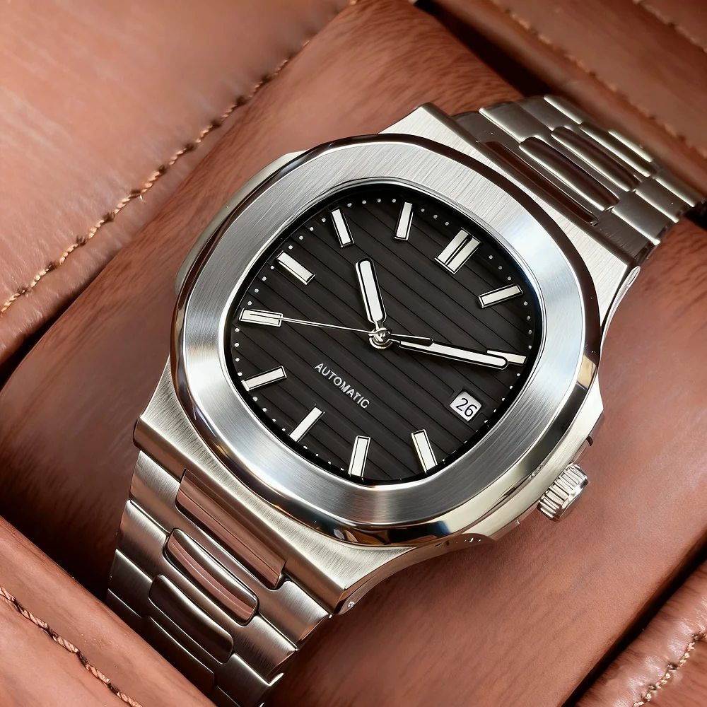 2025 جديد ساعة رجالي ساعات فاخرة النورس ST الميكانيكية رجالي ساعات أوتوماتيكية الياقوت الفولاذ المقاوم للصدأ مقاوم للماء #1