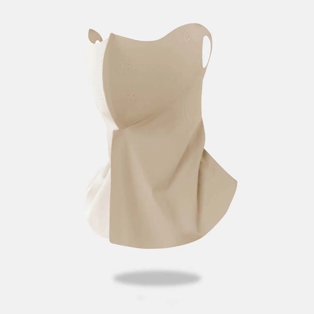 قناع مريح بدون أثر UPF50+ الواقي من الشمس، قناع مرن للحماية من الأشعة فوق البنفسجية بفتحة صغيرة قابل للتنفس، وجه رقيق للحماية من الشمس على الشاطئ