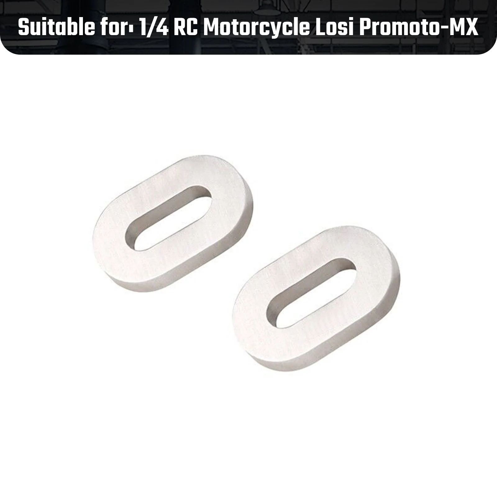 Rctoyfun Edelstahl Kettens pannungs versteller für 1/4 rc Motorrad losi promoto-mx