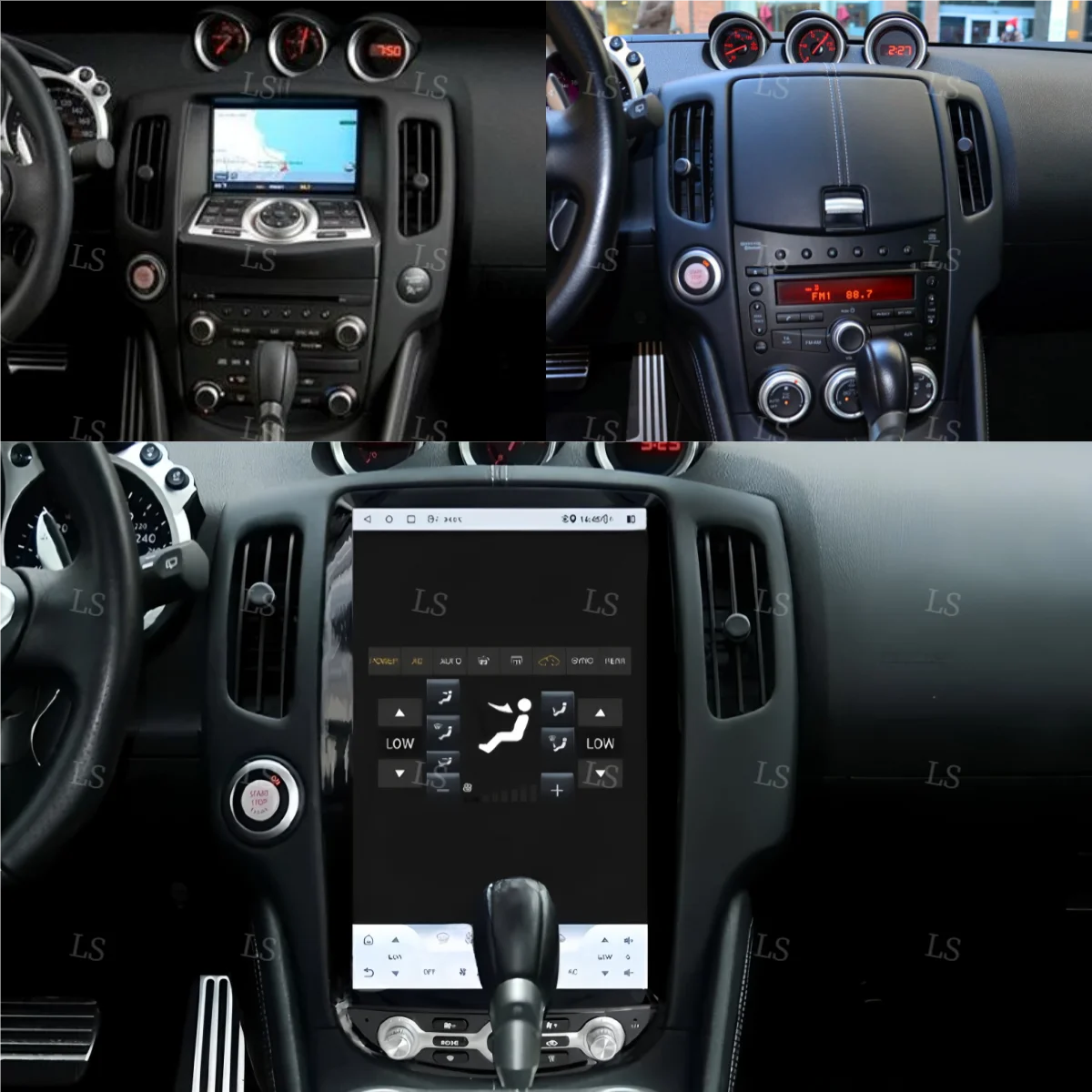 14.5‘’ Android Screen Radio Receiver For Nissan 370Z 2009 2010 2011 2012 2013-2021 GPS Navigation Intelligent System Head Unit