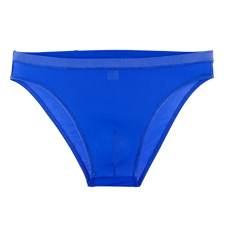 7PCS Men Elastic Briefs Underwear Breathable Ice Silky Briefs Cueca U Pouch Soft Comfortable Underpants Male Panties Briefs