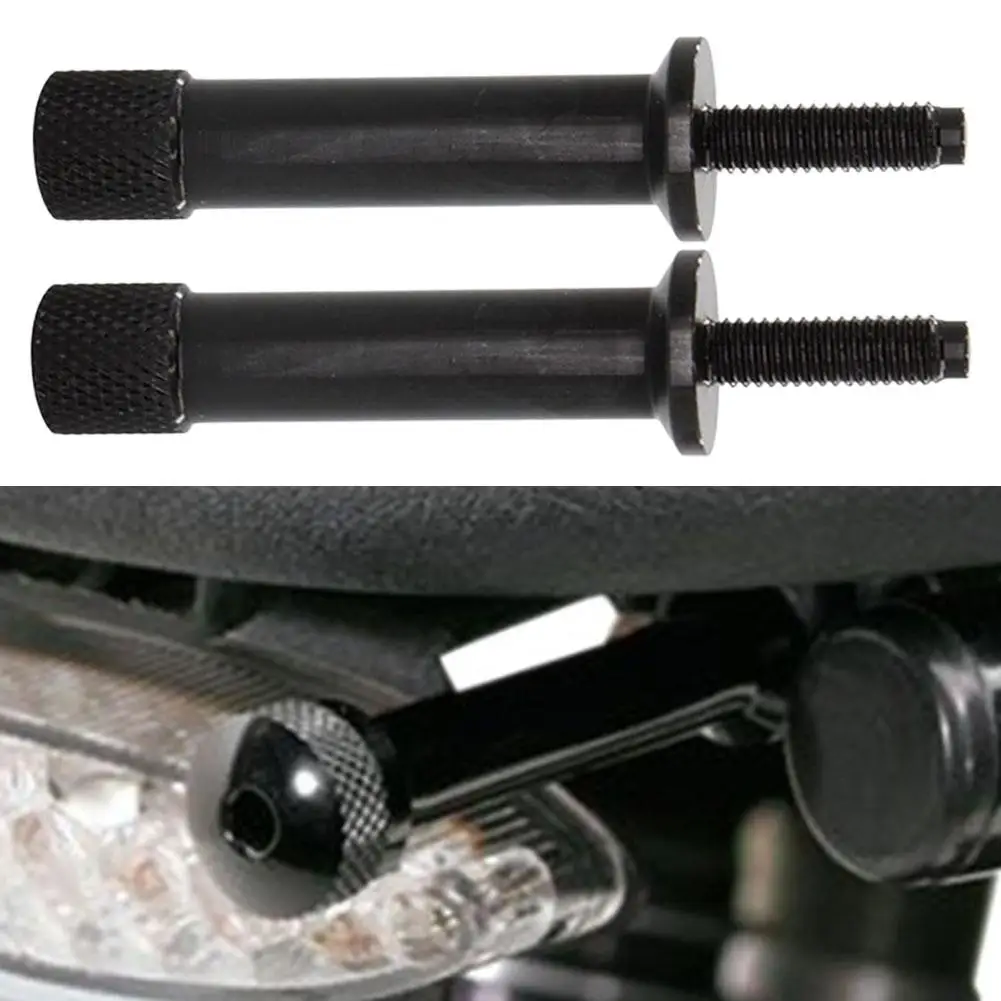 2pcs/1set Tool Free Seat Bolts Long For Thruxton Bonneville Scrambler T100 Quick Release Screws For Seat Cushion M6R9