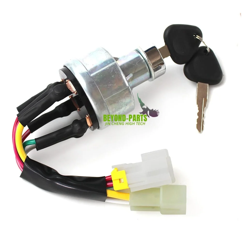 

EC140 EC160 EC210 EC240 EC290 EC330 EC460 Выключатель зажигания экскаватора с 2 ключами 14526158 14529152 VOE14526158 VOE14529152