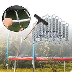8-20 Pcs Trampoline Springs Trampoline Part Resistant High Quality Trampoline Hooks Universal Jumping Bed Spring Easy to Install