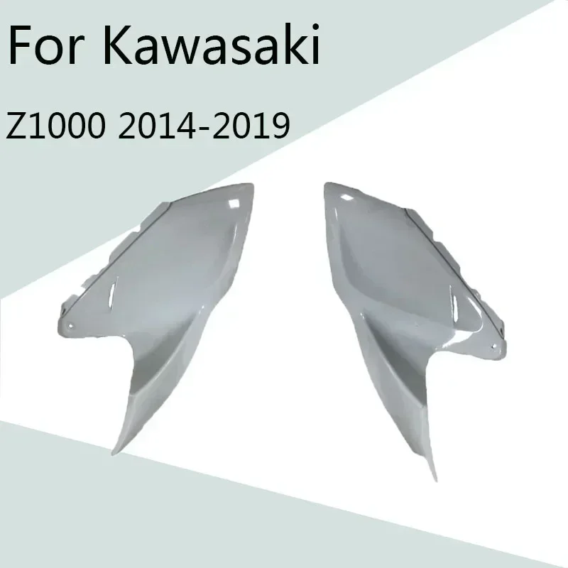 Для Kawasaki Z1000 2014-2019 Неокрашенный корпус, левая и правая боковая верхняя крышка, аксессуары для модификации обтекателя из АБС-пластика