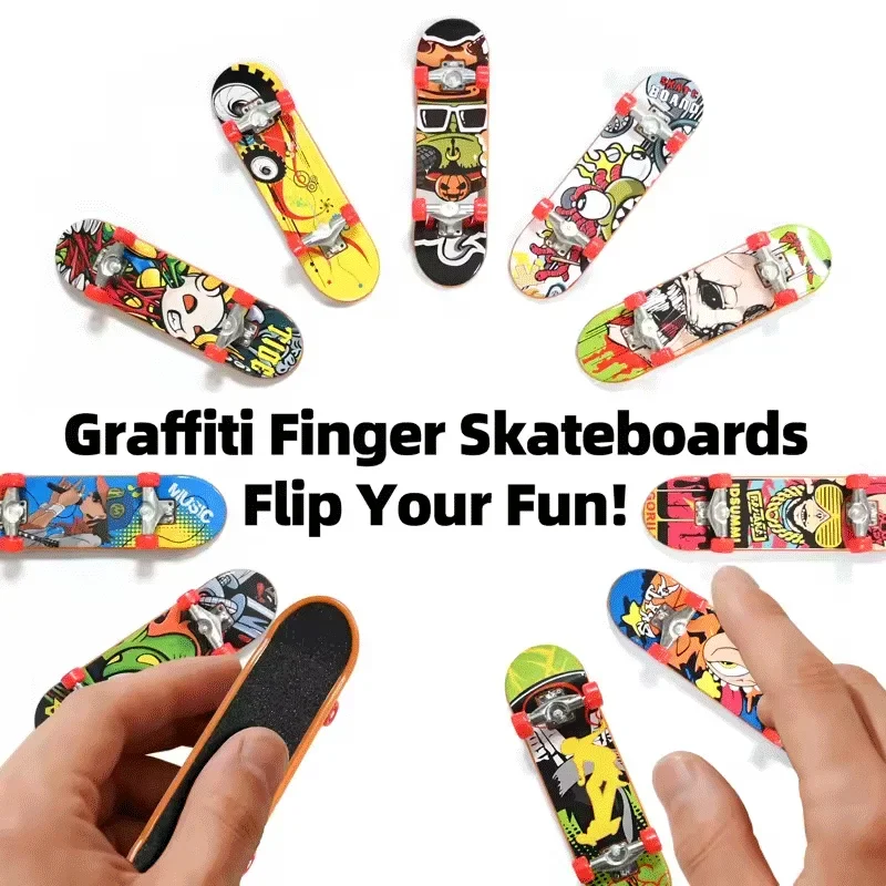 1-5 pçs dedo skate mini colecionável criativo desktop dedo fingerboard dedo skater brinquedos