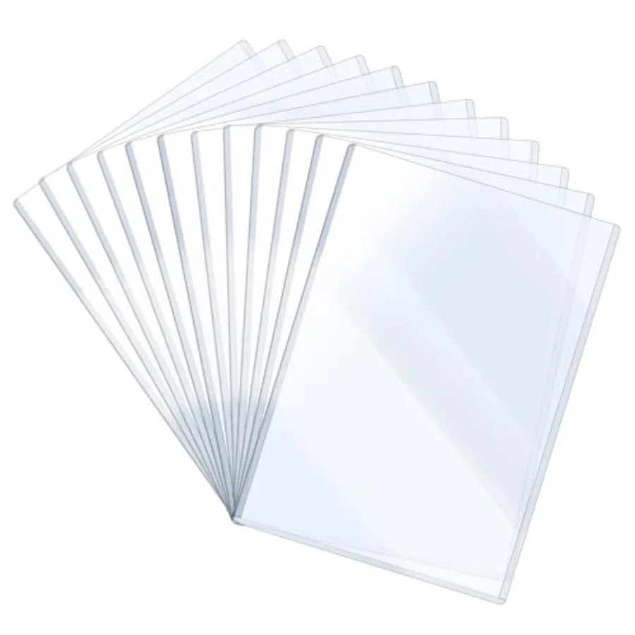 

8,5x11 дюймов ISO жесткие защитные пленки для печати прозрачный жесткий пластиковый лист бумажные защитные пленки для страниц фото пластиковые рукава для документов 12 шт.