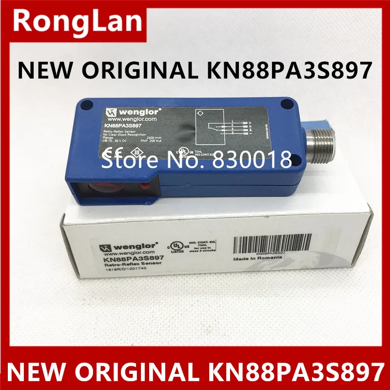 [SA] new original authentic spot wenglor sensor switch KN88PA3   KN88PA3S897