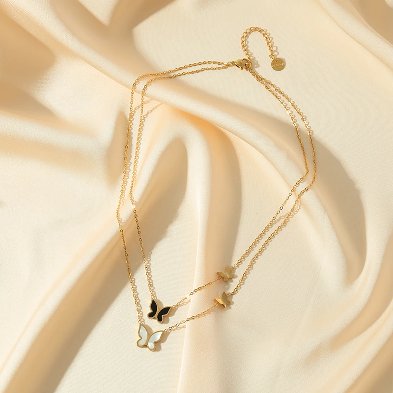 GANPUP Halskette mit Anhänger aus 316L-Edelstahl für Damen, neu, 2025, tägliches Tragen, wasserdichte Halskette, Charm-Schmuck, Geschenkzubehör – Detail 14