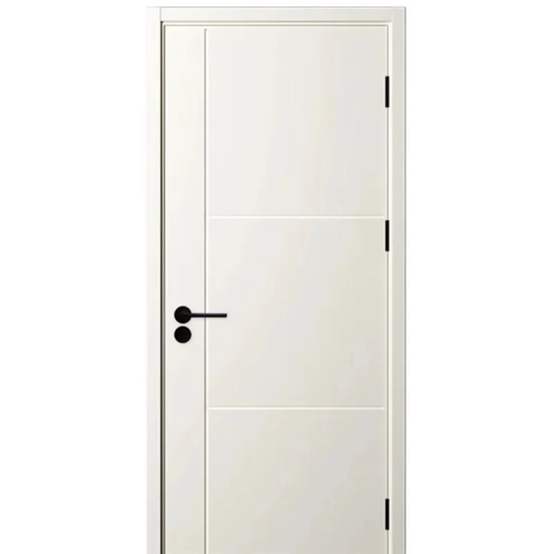 

Suite Door Room Door Apartment Hotel Simple Wooden Magnetic Card Hotel Thickened Bedroom Lock Modern