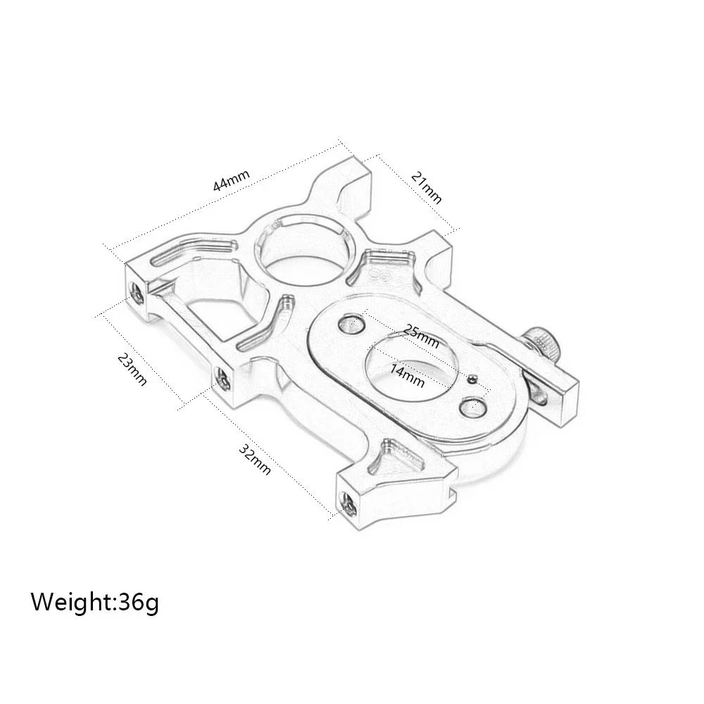 Aluminum 6061 T6 #ARA320468 #ARA320469 Channel Lock Secure Motor Mount FOR RC Cars 1/8 ARRMA 6S OUTCAST NOTORIOUS KRATION