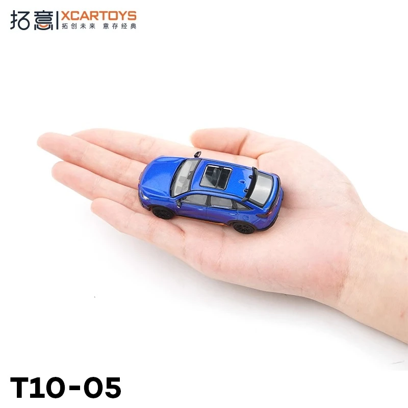 

XCARTOYS 1/64 Third Generation H6S Conch Blue Alloy Die Cast Car Static Model Mini Vehicles Boys' Toy Adult Collection Decor