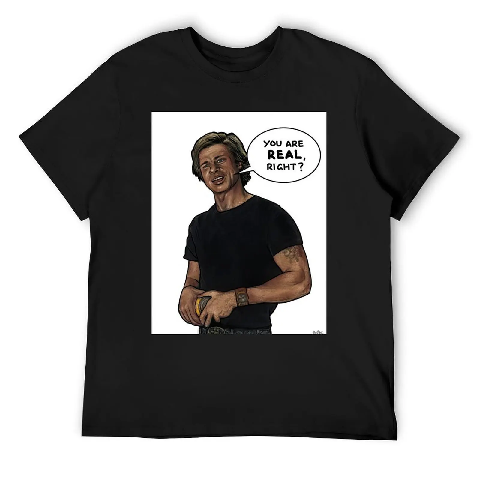 

CLIFF MEETS THE HIPPIES (white) T-Shirt cotton man t-shirts clothes summer clothes mens fashion