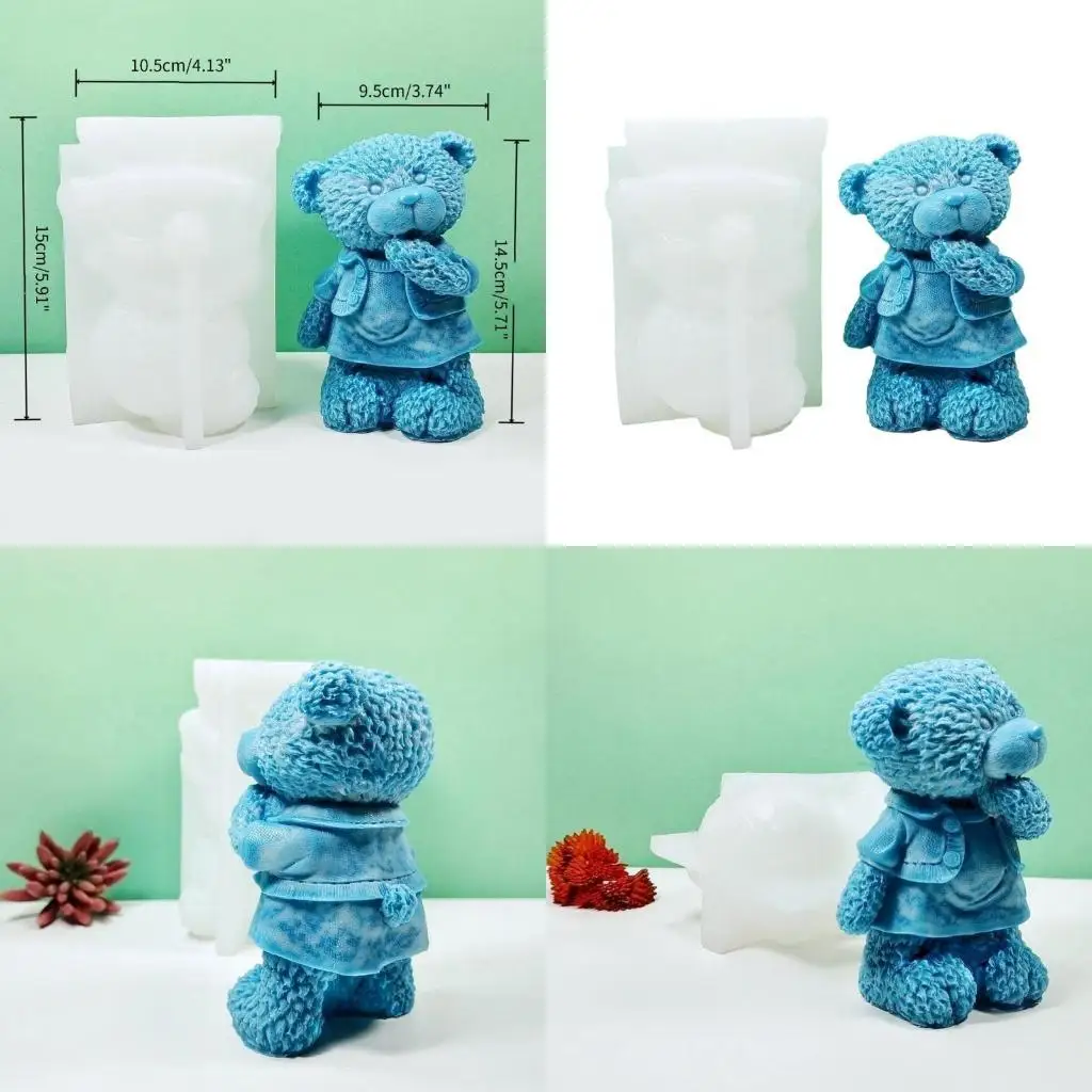 

J78F DIY Epoxy Gypsum Ornaments Handmade Molds for Decorations