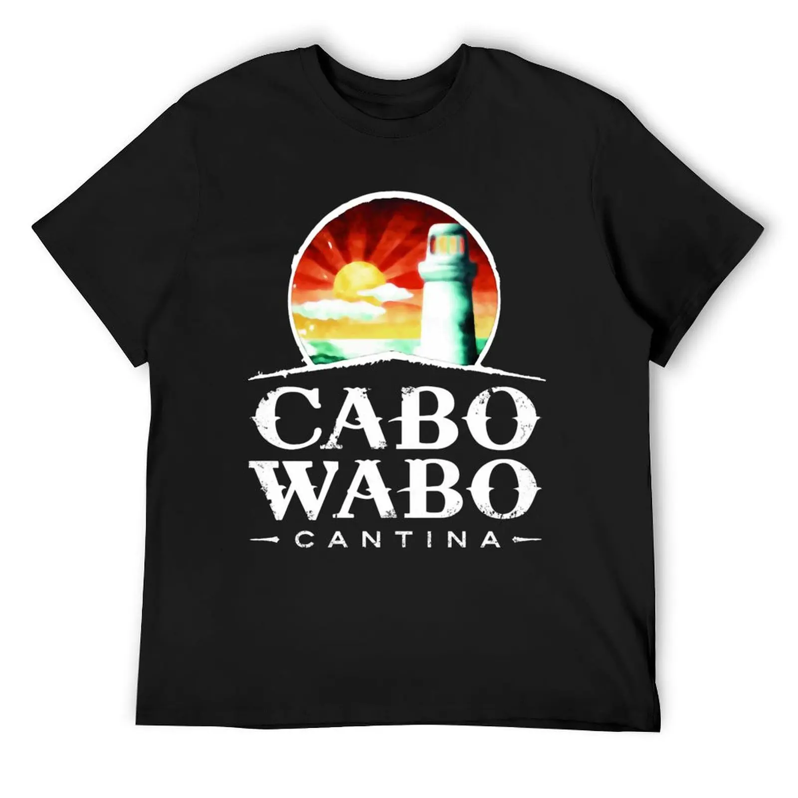 Cabo Wabo T-Shirt oversized vintage rapper graphic tees clothes for men