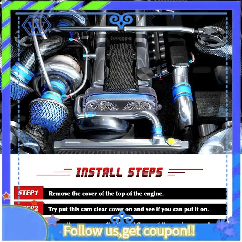 

M46K-Gear Cam Pulley Timing Belt Cover Fit For Toyota Supra 2JZGTE JZA80 2JZ JZA70