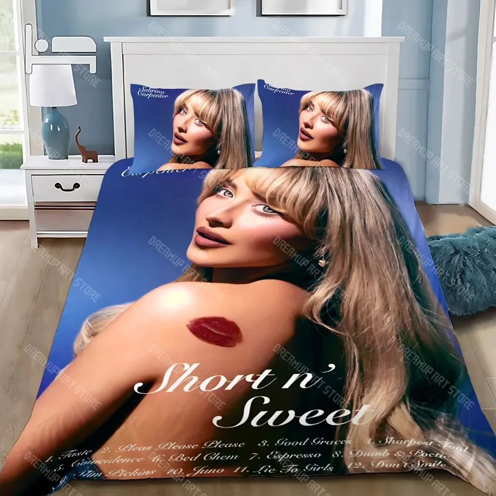 Singer Duvet Pillowcase Bedding Set Boy C-Carpenter Girl Bedroom Decoration Children Gift S-Sabrina Single Double Large Size