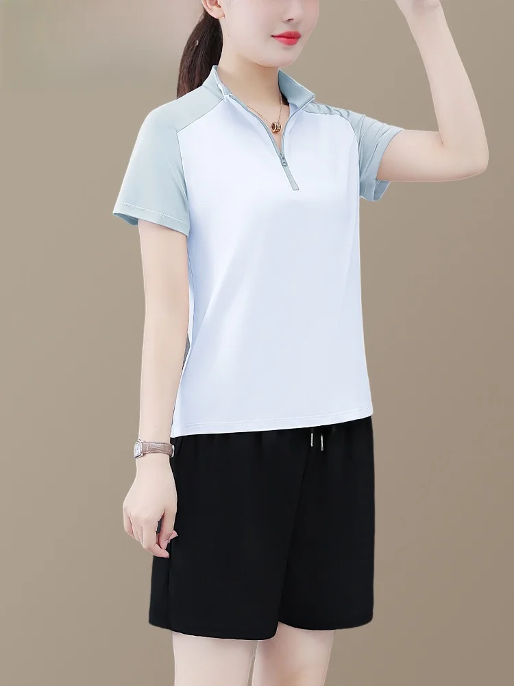 TUCANO Qui Dry conjunto de ropa deportiva para mujer verano 2025 nuevo traje para correr f Zip ort Sve conjunto de dos piezas ropa deportiva para mamá