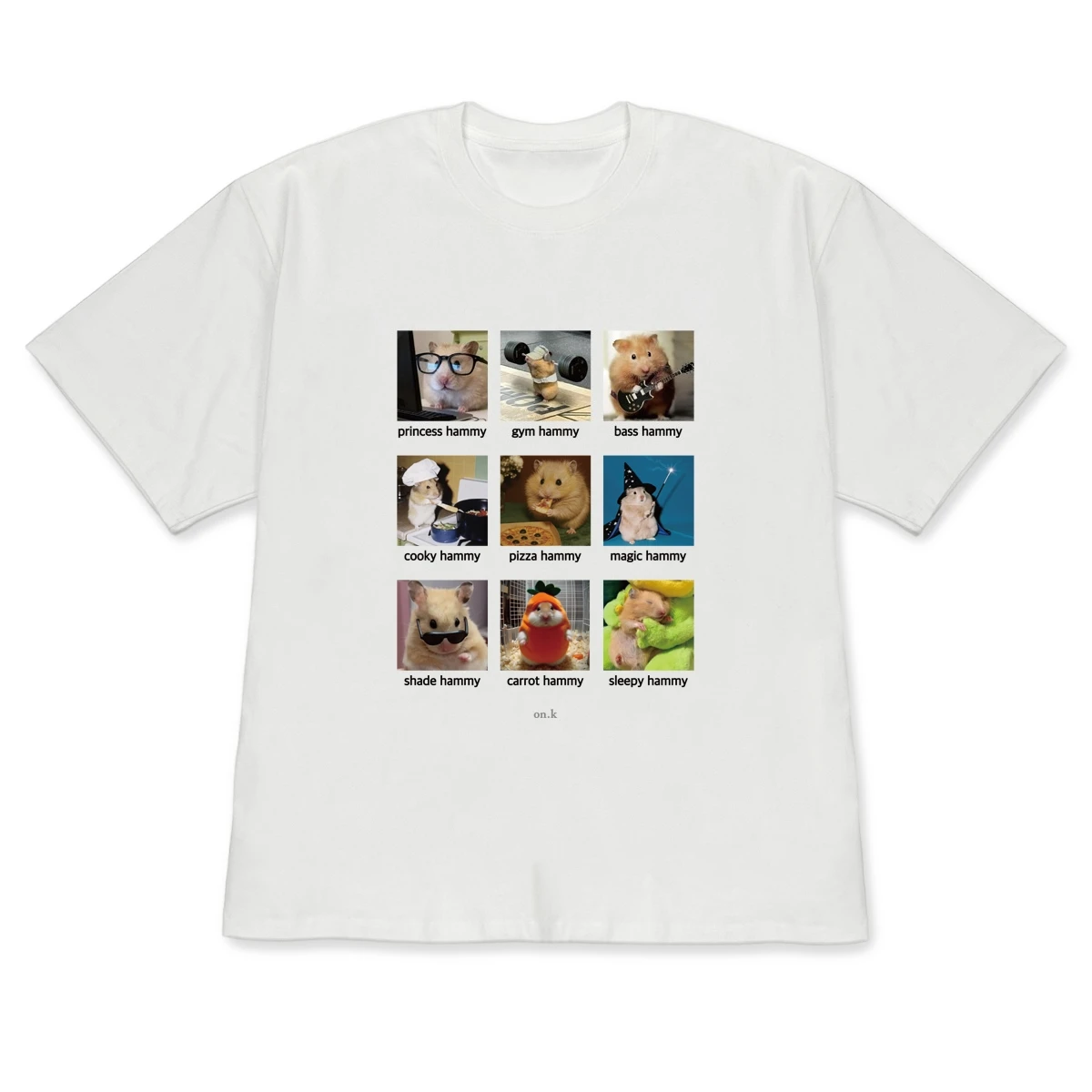 Funny Puppy Mood Grid Graphic T-shirt Versatile Short-Sleeve White Casual Crew Neck Top Cute Quirky Dog Meme Tee for Women Men
