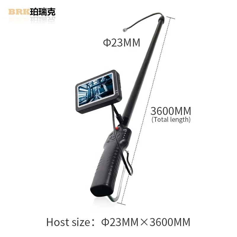 BRK-L1 Professional Handheld Sewer Telescopic Pole Inspection Video Sewer Pipe Drain endoscope pipe inspection