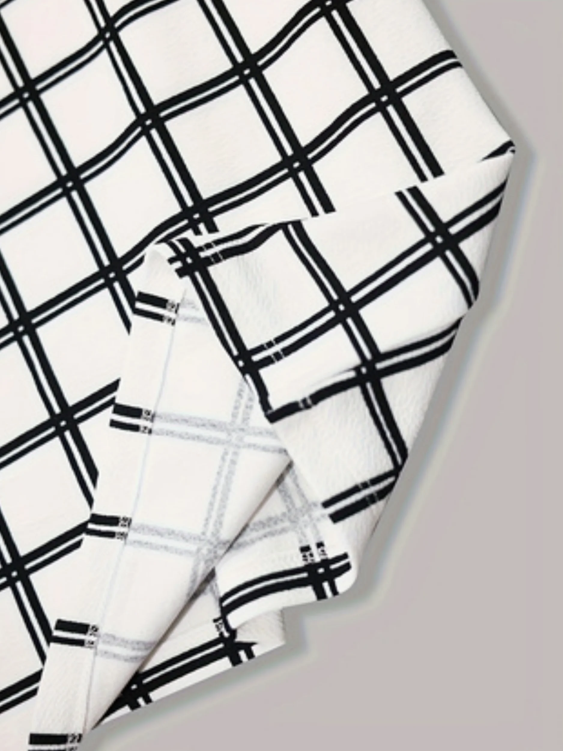 Fashion women's checked dress set of two pieces