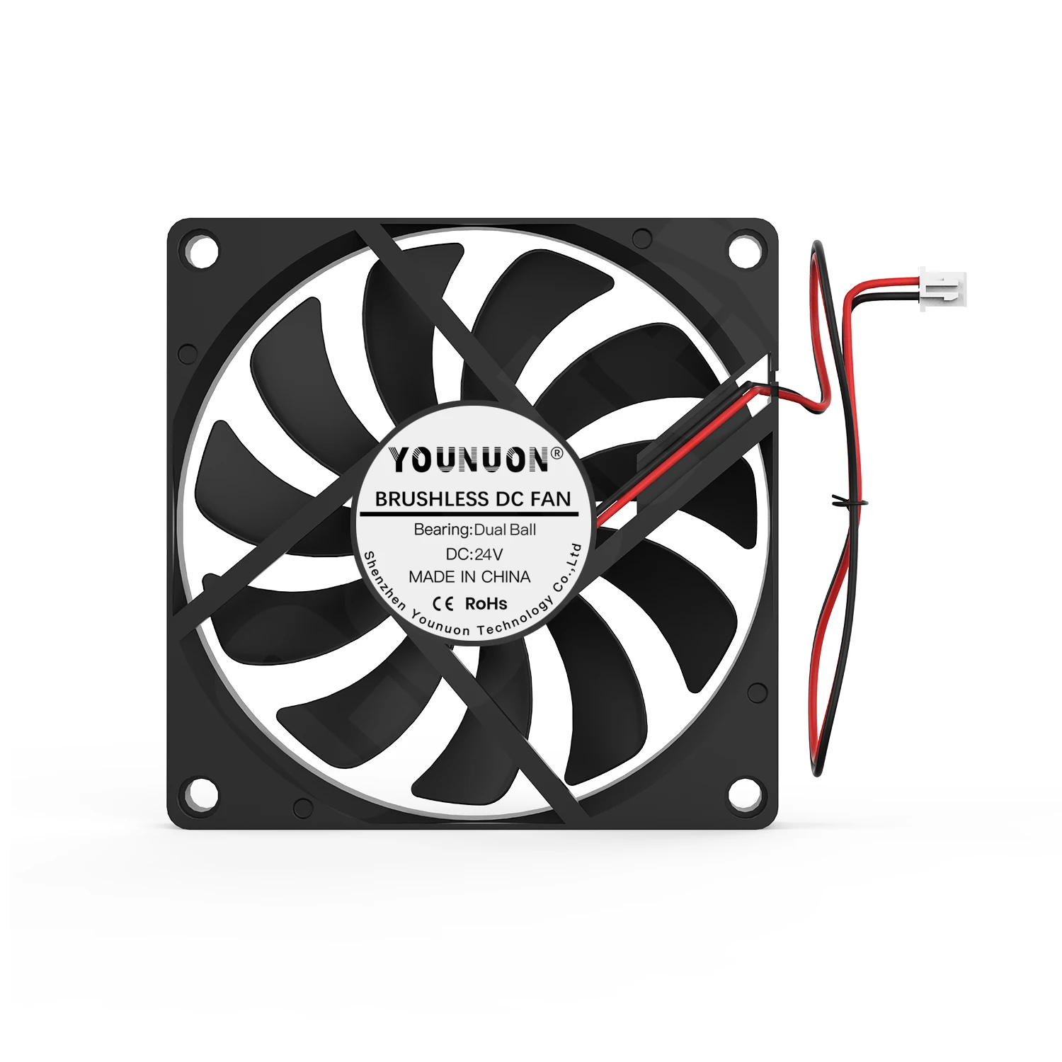 2 Pieces 80mm 5V USB Fan 80cm 80x80x10mm 5V 12V 24V Cooling Cooler Fan Dual Ball Bearing&Sleeve Bearing 8010 Computer Case Fan