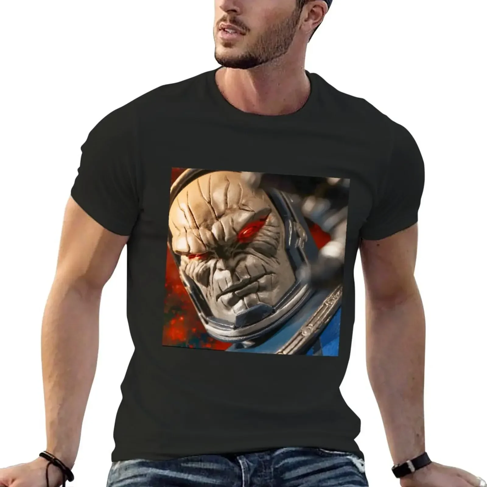 New Darkseid T-Shirt kawaii clothes summer top graphics t shirt funny t shirts plain black t shirts men