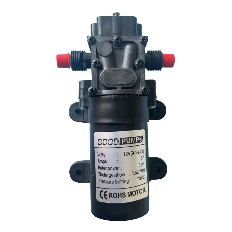 3210H diaphragm water pump 6V12V18V24V36V48V36W sweeper pump low current micro spray dust