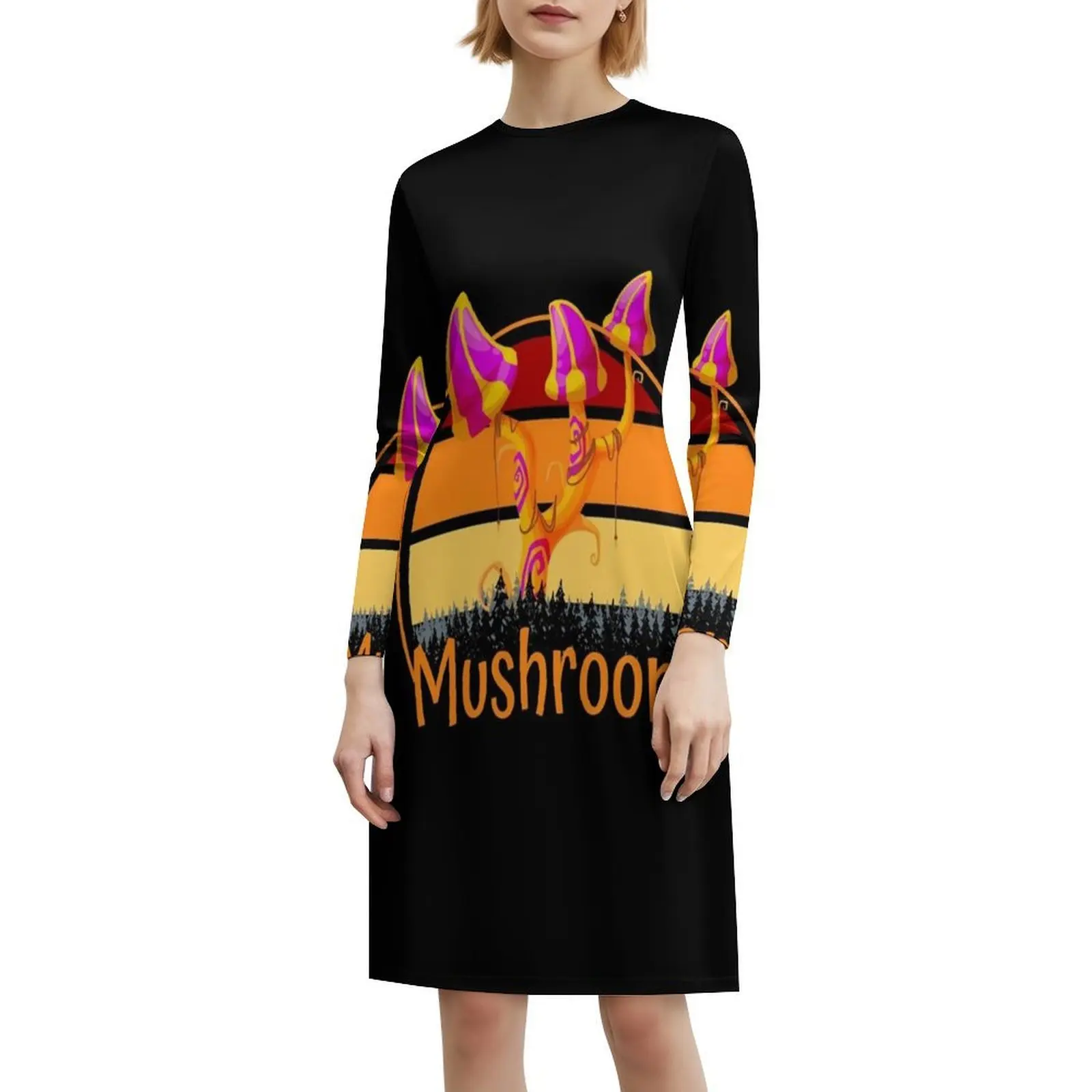 فستان عطلة مثير على شكل فطر للنساء، فستان قصير لحفلات الشاطئ وأعياد الميلاد، فستان سهرة مجاني للحفلات