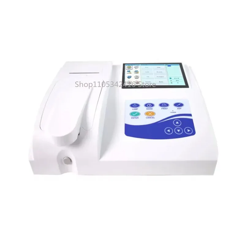 Portable Semi-Automatic Biochemistry Analyzer, Clinical Blood Testing Device for Human & Veterinary Diagnostic Laboratory Use