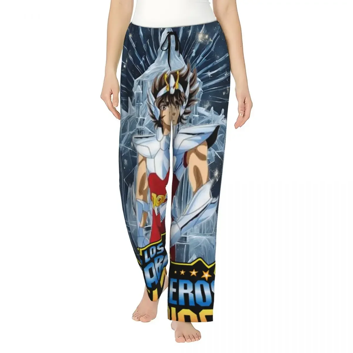 

Женские пижамные штаны с карманами в стиле аниме «Рыцари Зодиака» (Сейя)