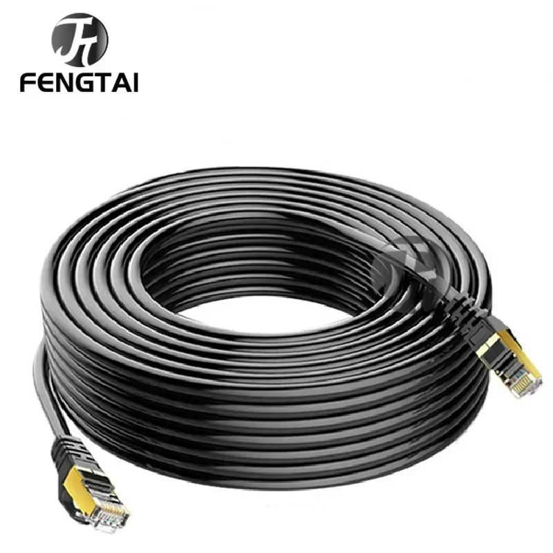 ethernet cable FT Cat6 RJ45 Ethernet Cable High Speed Heavy Duty Cat 6 Cat5e Cat 5 Network Cable 10M Waterproof Direct Burial 23