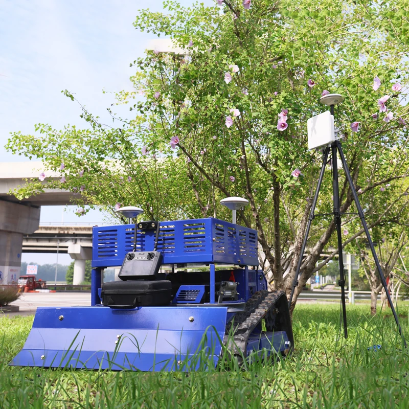 Customized Petrol Remote Control All Terrain GPS Autonomous Navigation Remote-control Lawn Mower