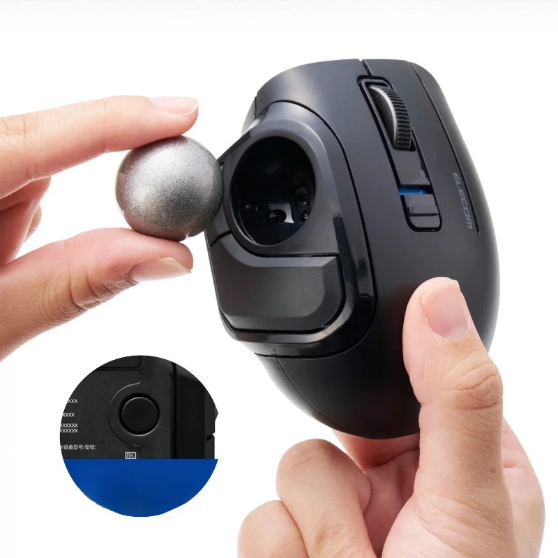 Bluetooth Trackball Mouse Customized Wireless Small Diameter Ball Portable Mouse for CAD Drawing Office Accessories PS Dedicated