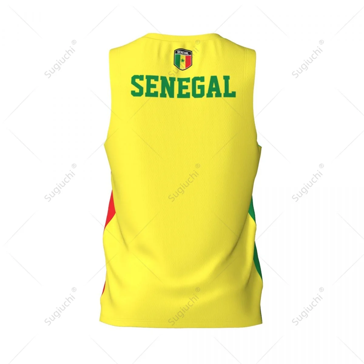 Senegal Flag Men Basketball Sports Jersey Running Fitness Multifunction Sleeveless tshirt Exclusive Custom Name Nunber