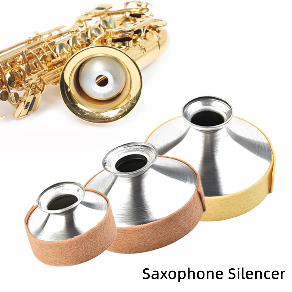 For WOODWIND Accessory Aluminum Mute for Alto Tenor Soprano Saxophone Helps Minimize Noise During Home or Studio Practice