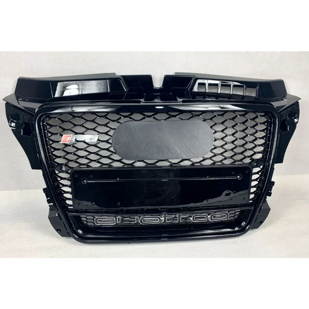 

(For RS3 Style) W/LOGO For Audi A3/S3 2009 2010 2011 - 2012 2013 Car Accessory Front Bumper Grille Centre Panel Upper Grill